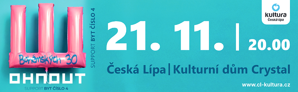 Reklamní banner: Kultura ČL - Wohnout