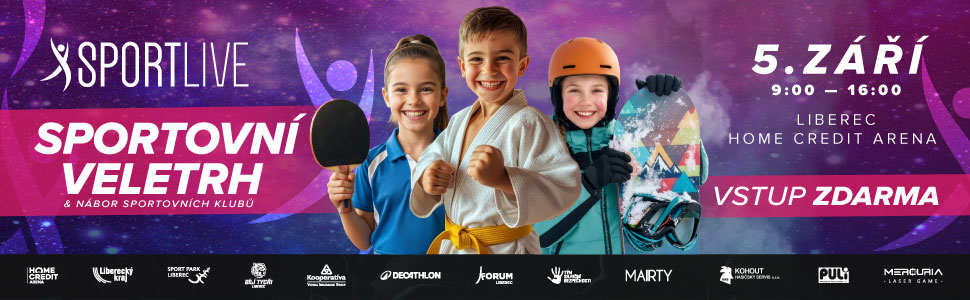 Reklamní banner: Sport Live 2026 - LEADERBOARD
