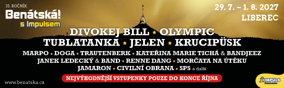 Reklamní banner: Benátská 2027 předprodej říjen LEADERBOARD