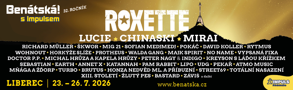 Reklamní banner: Benátská 2026 LEADERBOARD