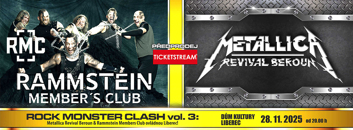 Reklamní banner: Dům Kultury Liberec - Rammstein LEAD