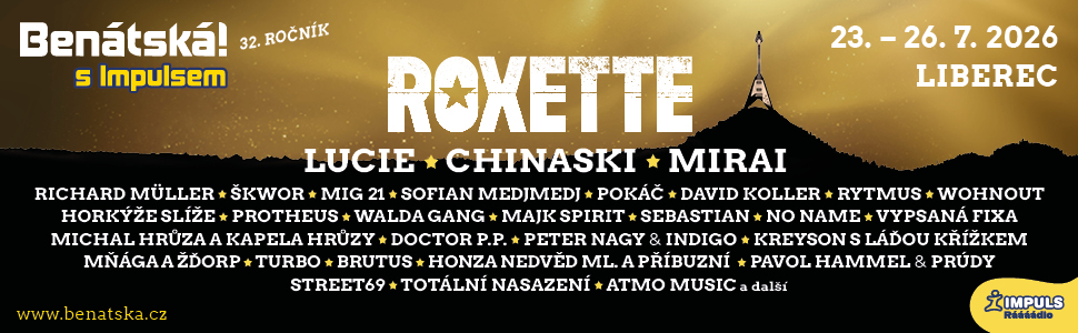 Reklamní banner: Benátská 2026 LEADERBOARD