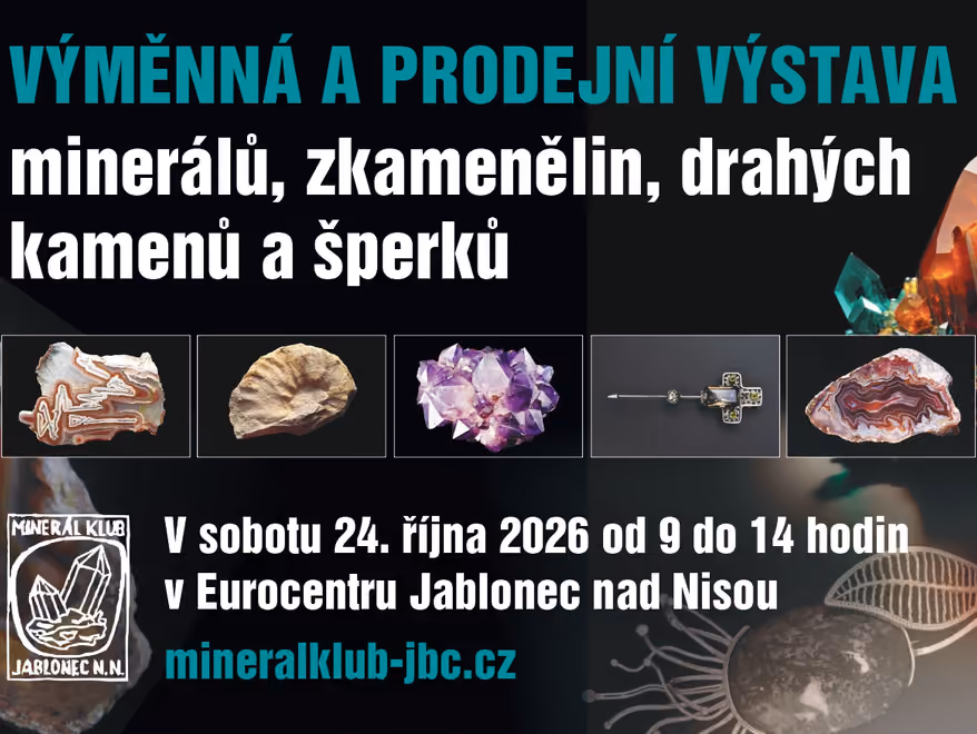 Výměnná a prodejní výstava minerálů v Eurocentru