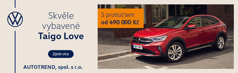 Reklamní banner: Autotrend VW Taigo Love březen LEADERBOARD