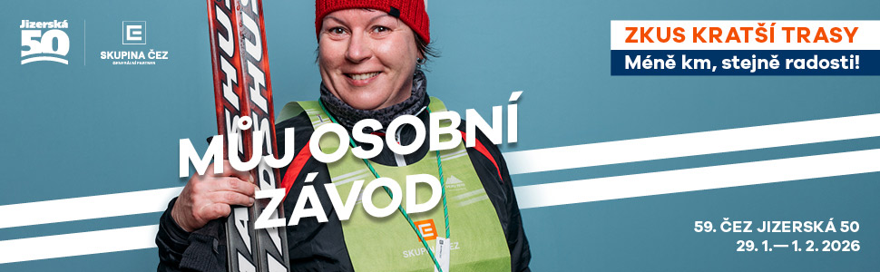 Reklamní banner: Jizerská50 LEAD