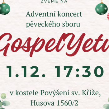 Adventní koncert GospelYetu