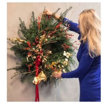 Tvoření adventního věnce