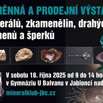 Výměnná a prodejní výstava minerálů a zkamenělin