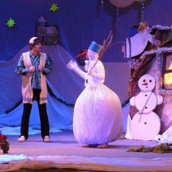 Dva sněhuláci o Vánocích