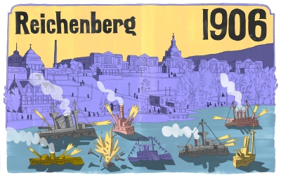 Náhled události: Labyrintem lázní: Slavnostní uvedení dětské knihy a vernisáž ilustrací Patrika Antczaka