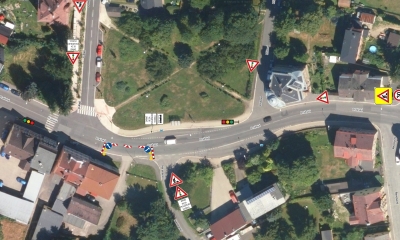 Náhled článku: Dopravu v Jablonci zkomplikuje oprava havárie. Od úterý je nutné počítat s kyvadlovým provozem a semafory