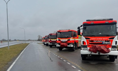 Náhled článku: Strojníci HZS Libereckého kraje absolvují specializovaný výcvik bezpečné jízdy na polygonu