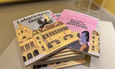 Náhled článku: Liberecká galerie vydává první dětskou knihu. Holub Joe provede děti historií bývalých lázní