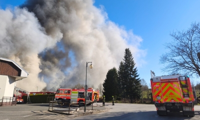 Náhled článku: Požár v Horce u Staré Paky způsobil stamilionové škody, zasahovalo dvacet jednotek hasičů