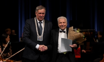 Náhled článku: Jindřich a Jan Ťukalovi se stali prvními držiteli jablonecké medaile Honor Urbis