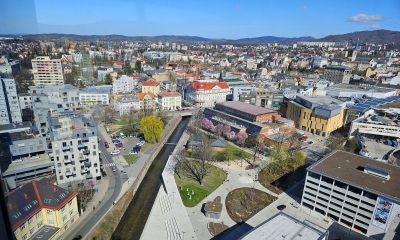 Náhled článku: Užijte si výhled na Liberec z výšky. Vyhlídka na krajském úřadě je opět přístupná
