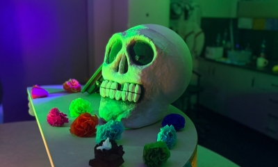 Náhled článku: iQLANDIA oslavila mexický Svátek mrtvých s krvavým deštěm a luminolem