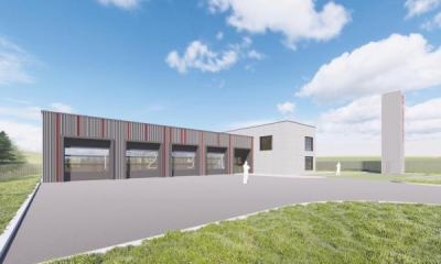 Náhled článku: Na Vesecku začala stavba nové hasičská zbrojnice. Turnovští hasiči se sem přesunou z Daliměřic