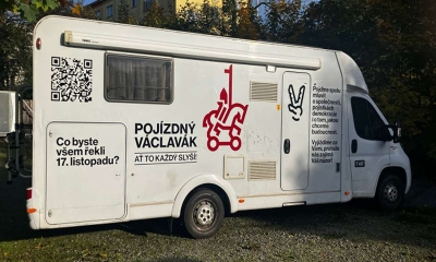 Náhled článku: Pojízdný Václavák dorazí do Liberce. Lidé mohou sdílet své názory na svobodu i budoucnost země