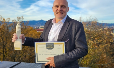 Náhled článku: Ředitel výzkumného ústavu na TUL získal nejvyšší české ocenění