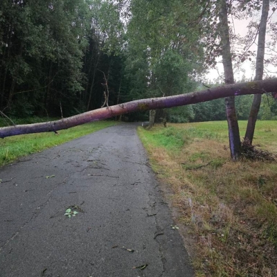 Náhled článku mobil: Sto dvacet zásahů za jediný večer. Úterní bouřky nejvíce zasáhly Českolipsko