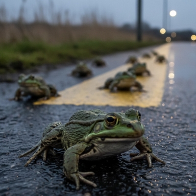 Náhled článku mobil: Bezpečný tah žab a čolků. Liberecký kraj chystá jarní záchranné akce podél silnic