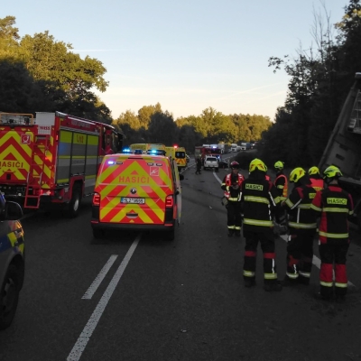 Náhled článku mobil: Smrtelná dopravní nehoda u Bílého Kostela uzavřela silnici I/35