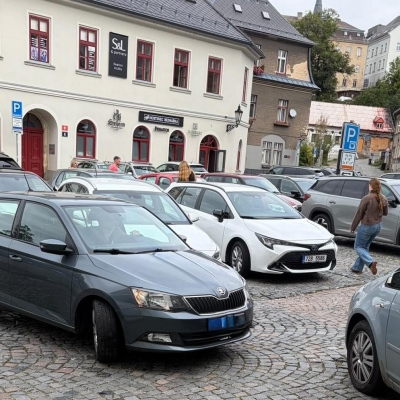 Náhled článku mobil: Ujela od nabouraného auta v centru Liberce. Později ji na místo přivedla policie