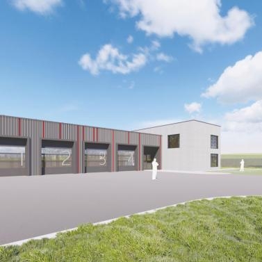 Náhled článku mobil: Na Vesecku začala stavba nové hasičská zbrojnice. Turnovští hasiči se sem přesunou z Daliměřic