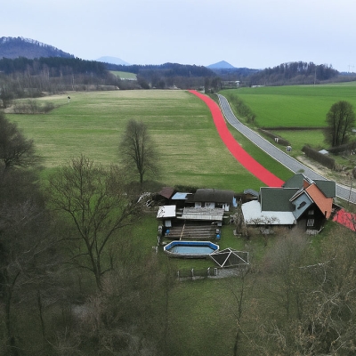 Náhled článku mobil: Bezpečněji z Osečné do Chrastné. Město připravuje novou stezku pro pěší a cyklisty