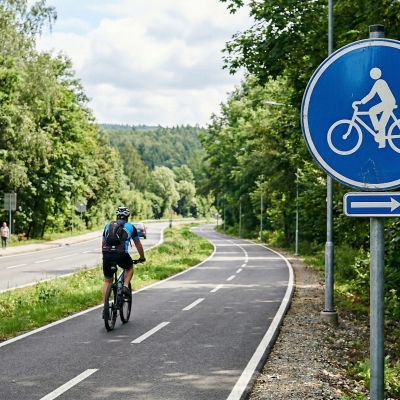 Náhled článku mobil: Řidiči na tahu mezi Novým Borem a Lípou musí zbystřit, stavba cyklostezky uzavře jízdní pruh