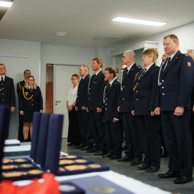 Náhled článku mobil: Liberečtí hasiči získali ocenění. Medaile jim byly předány za odvahu i věrnost