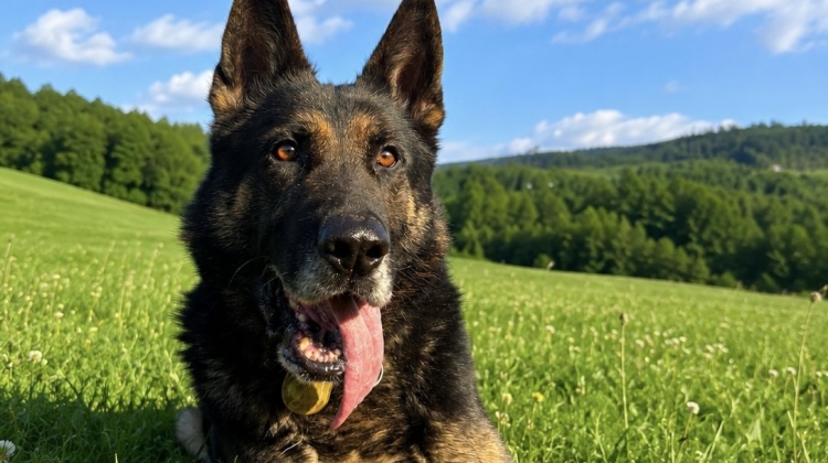 Náhled článku: Policejní pes Leader zachránil vyčerpaného seniora v lesním svahu
