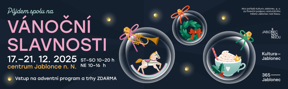 Reklamní banner: Kultura Jablonec - Vánoce
