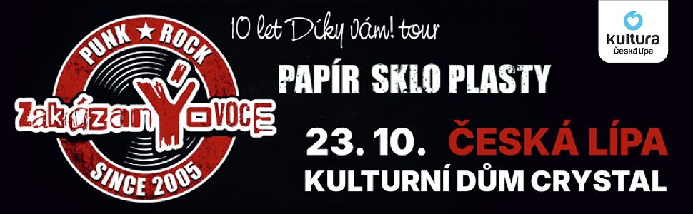 Reklamní banner: Kultura Česká Lípa - Zakázaný ovoce